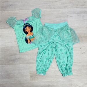 Disney Jasmine Kids Costume - Aqua and Purple